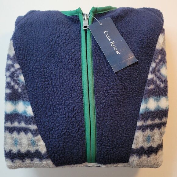 Club Room Men's Sherpa Anorak Sweater - Picture 4 of 5